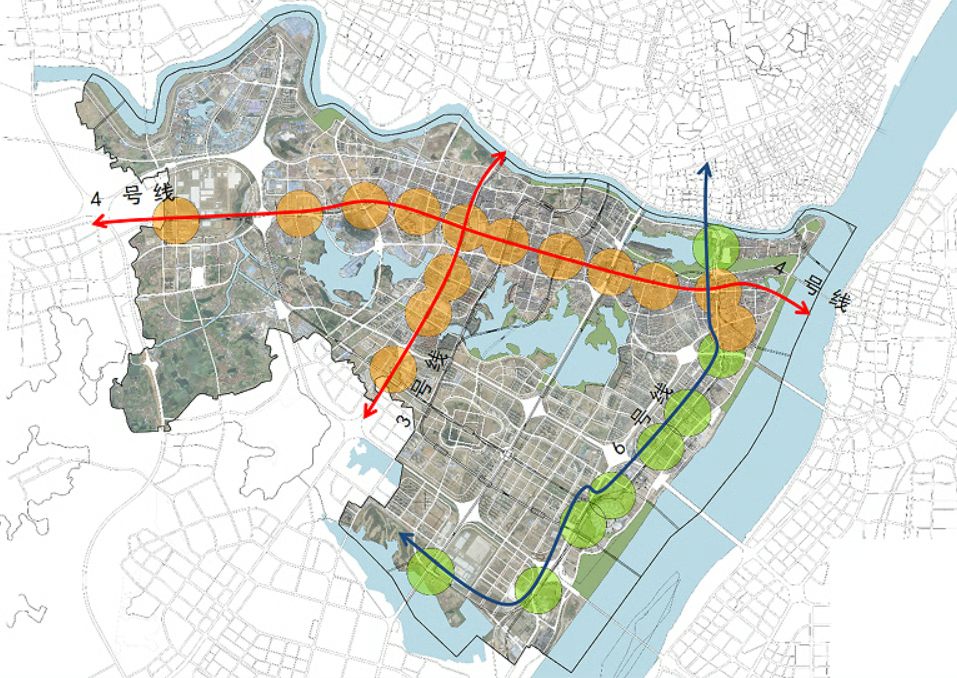Metro lines in Hanyang District as baselines for transport-related micro-scale public spaces