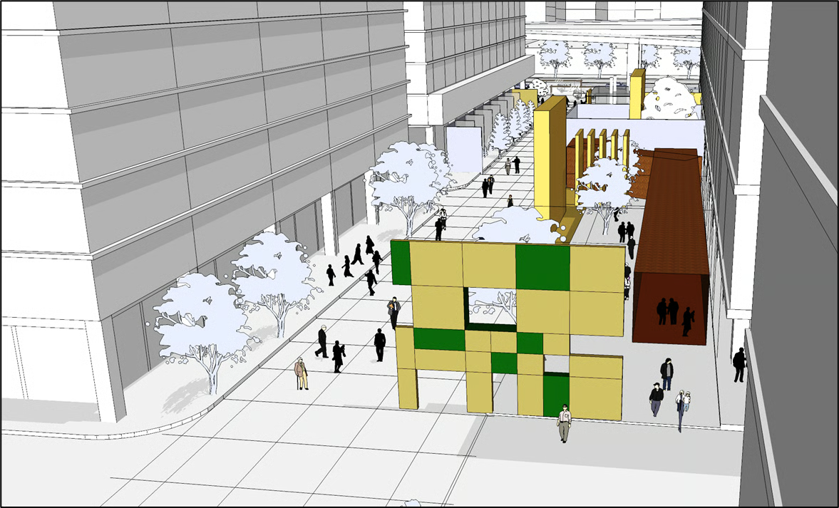 Designed Erqiao Community Park, with the added shelter, residents can enjoy more comfort