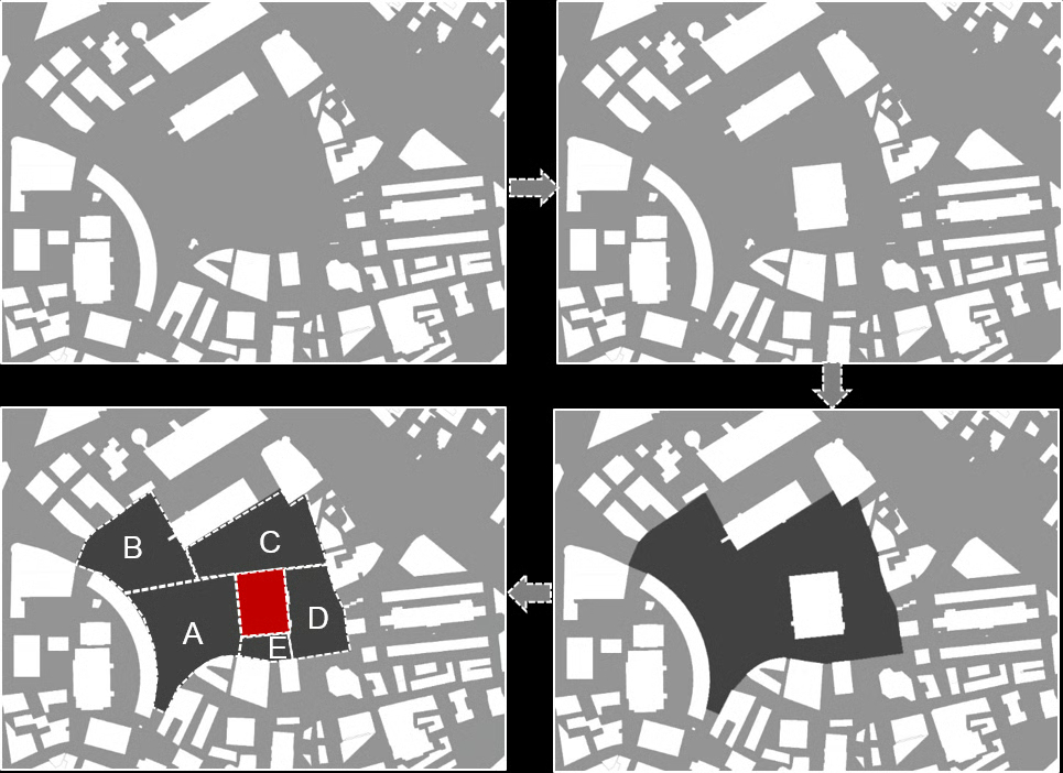 Evolution of the Municipal Square in Boston