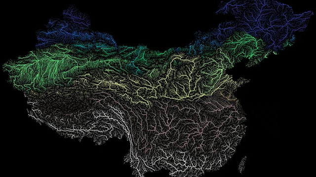Visualisation of Rivers in China Using Geo-Python